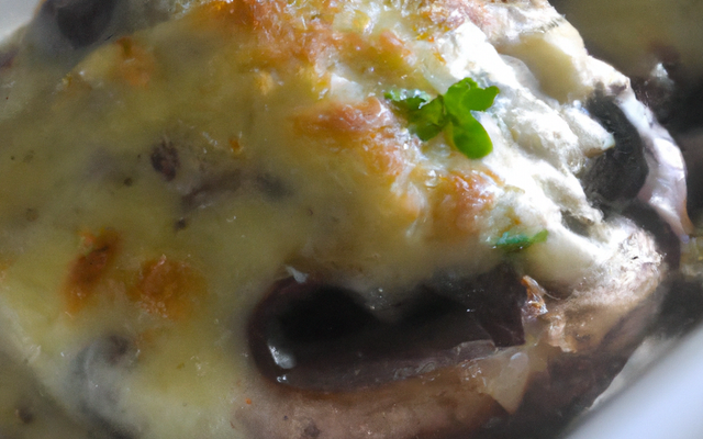 Gratin de quenelles champignons