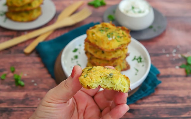 Galettes de pommes de terre au four