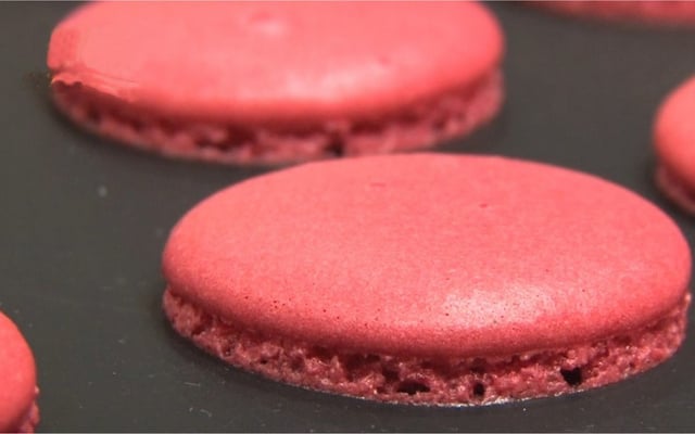 Macarons à la meringue Française