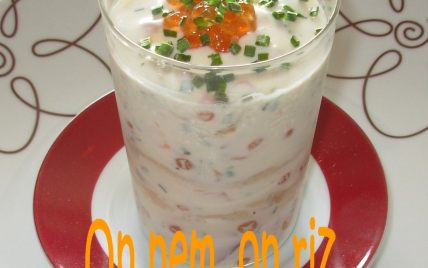 Verrine de saumon facile