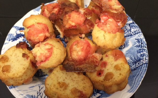 Muffins aux fraises tagada classiques