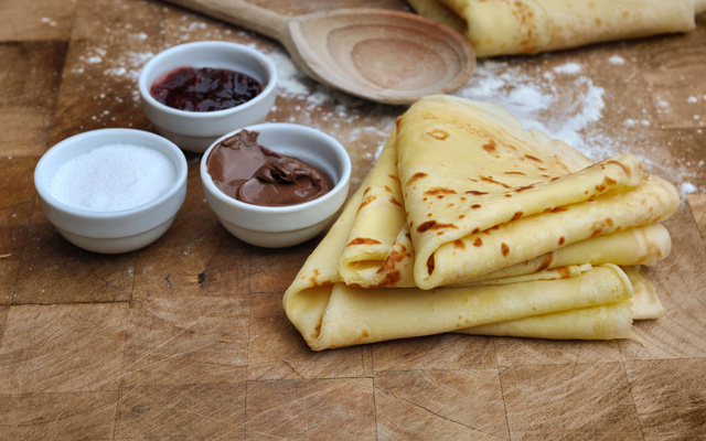 Crêpes au lait fermenté (ou lait ribot)