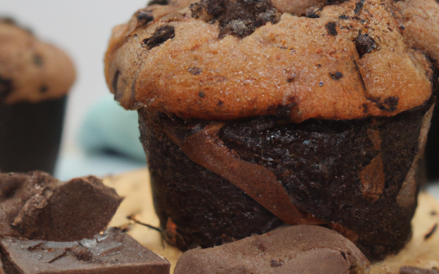 Muffin au chocolat traditionnel