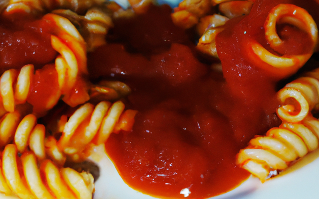Pâtes torsades à la sauce tomate