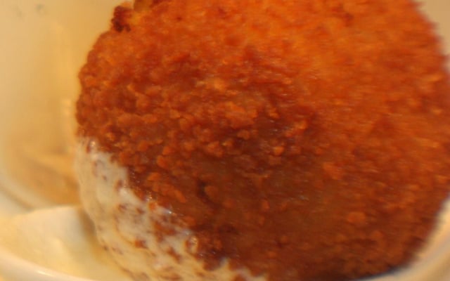 Croustille de saumon, beignet de saumon