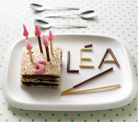 Le gâteau d'anniversaire personnalisé