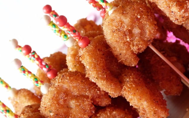 Crevettes aux crackers