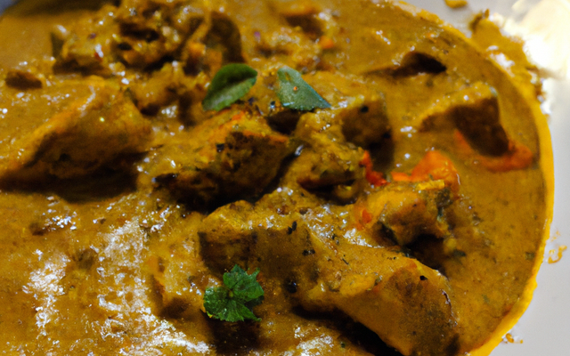 Poulet au curry fait maison