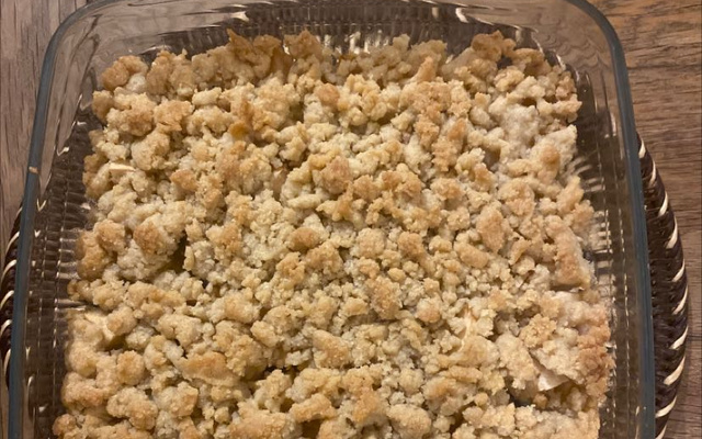 Crumble aux pommes