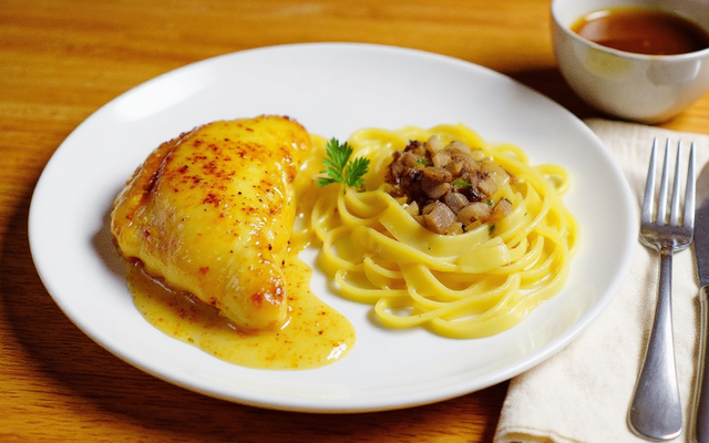 Poulet cuit à basse température