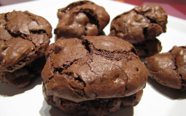 Biscuits soufflés au chocolat