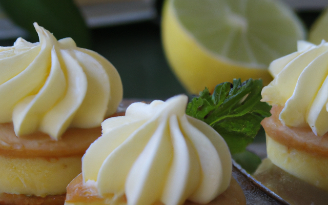 Minis cakes au citron et crème de citron