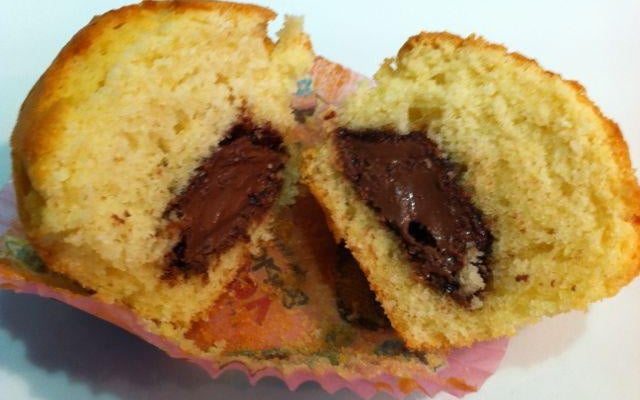 Muffins cœur de Nutella faciles