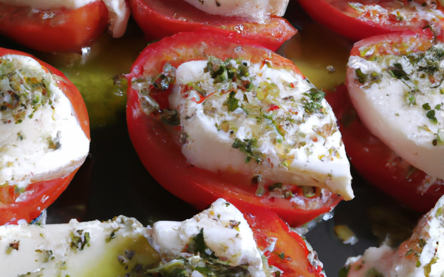 Tomates mozza aux herbes de provence