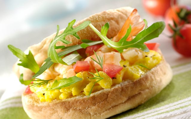 Sandwich aux crevettes