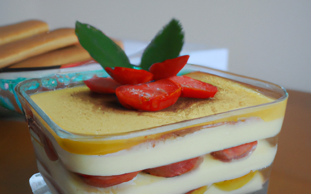 Tiramisu à la fraise et citron vert