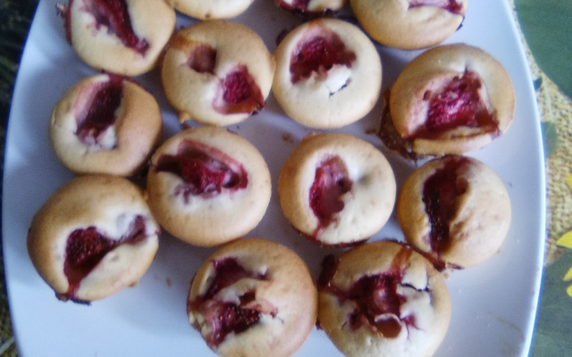 Muffins aux fraises rapides