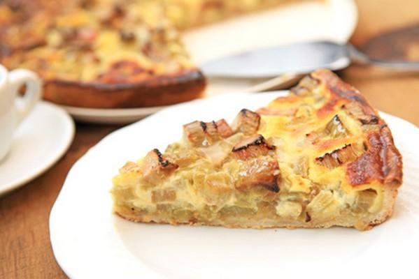Tarte à la rhubarbe économique