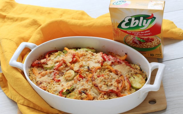 Gratin de légumes du soleil au blé