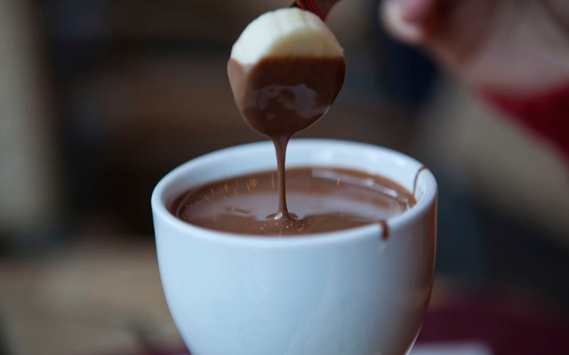 Fondue au chocolat maison