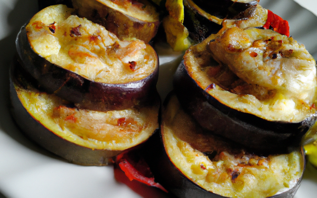 Aubergine à la perche