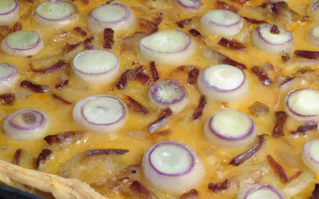 Tarte aux oignons rapide
