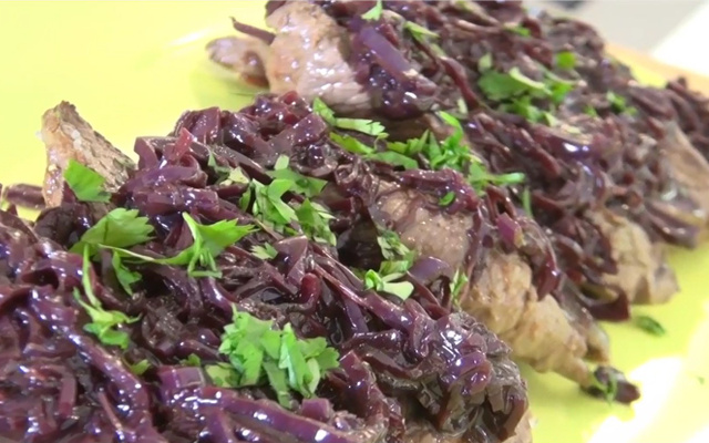 Bavettes à l'échalote