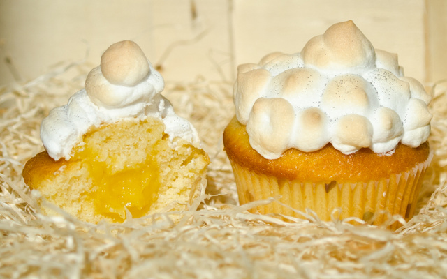 Cupcakes façon tarte au citron meringuée inratables