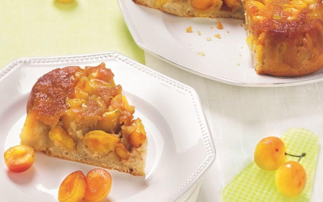 Gâteau renversé à la Mirabelle