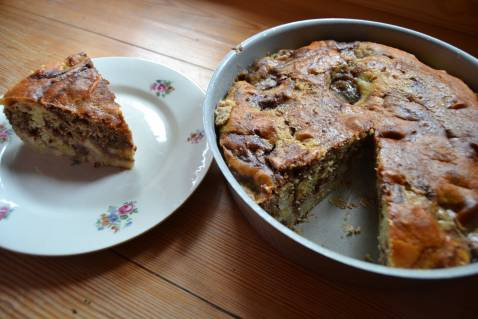 Gâteau à la banane et au chocolat