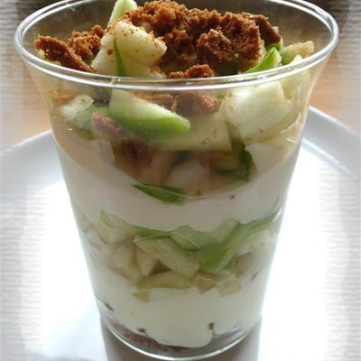 Tiramisu à la pomme et aux spéculoos