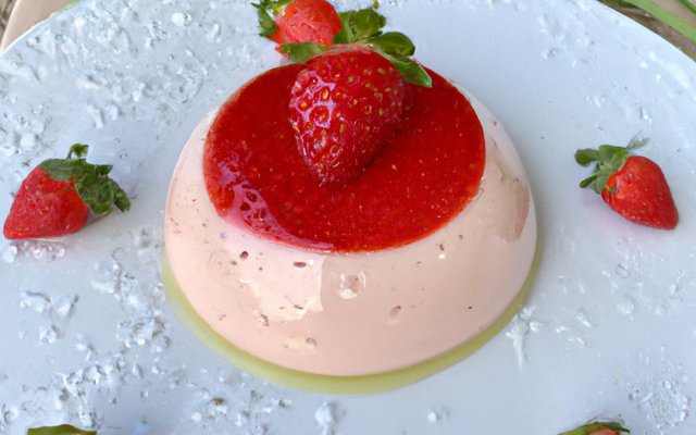 Bavarois aux fraises facile