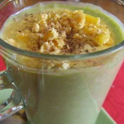 Velouté d'asperges sabayon citron curry