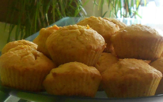 Muffins kaki noisette