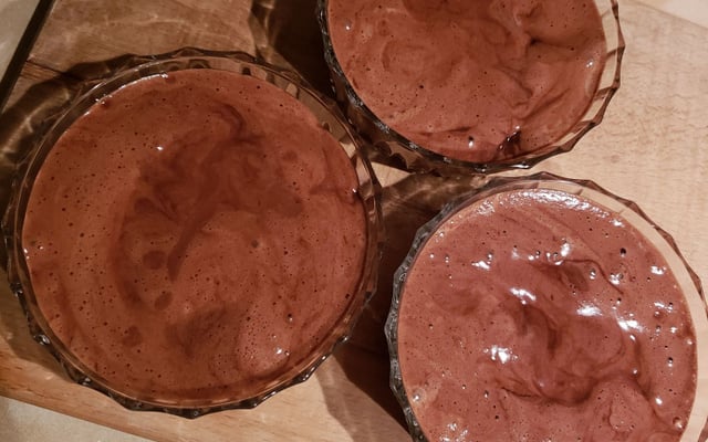 Mousse au chocolat vegan