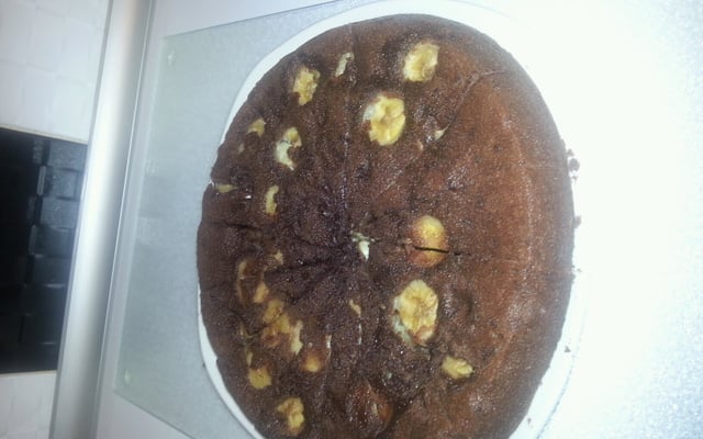 Gâteau moelleux chocolat banane