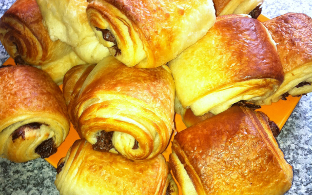 Mini-pain au Nutella feuilleté et brioché