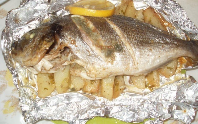 Dorade en papillote