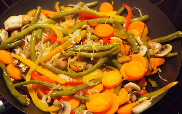 Wok de légumes inratable