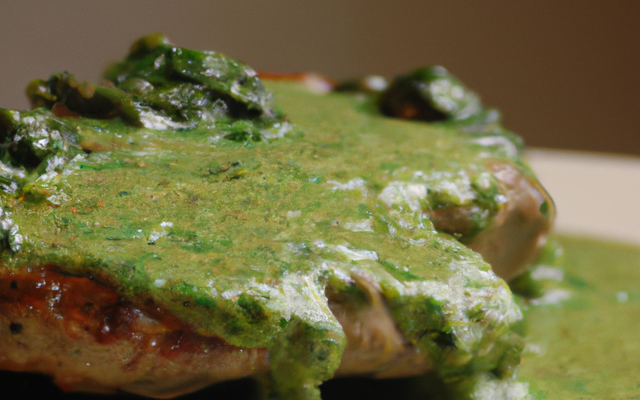 Escalope de veau verde