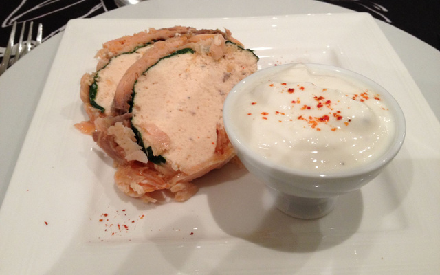 Ballotine aux deux saumons