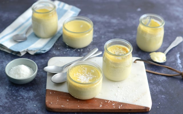 Crème dessert au lait de coco