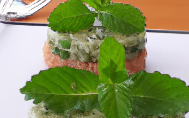 Tartare de concombres à la menthe