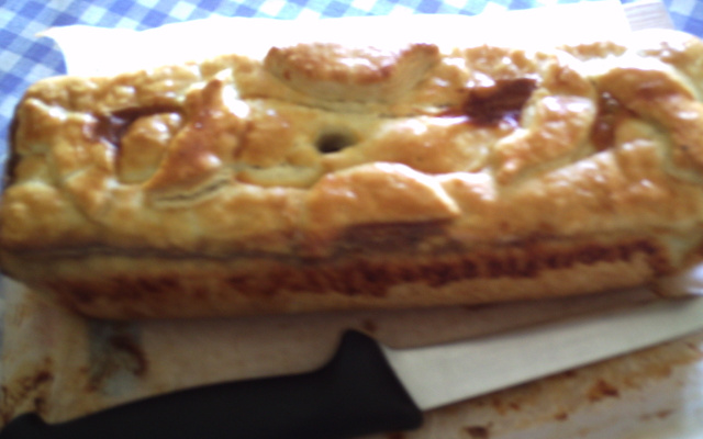 Pâté en croûte aux bettes et jambon blanc