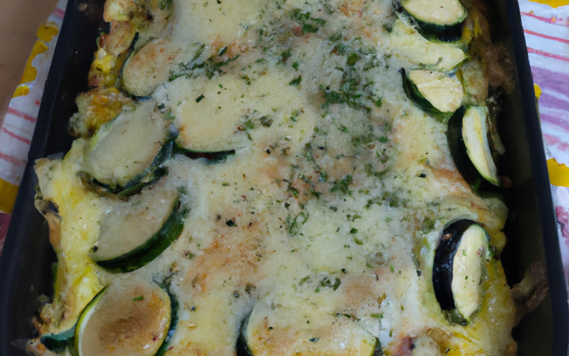 Gratin de courgettes express