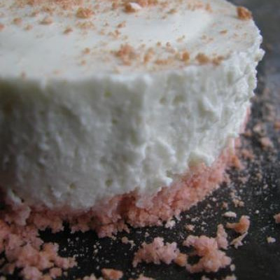 Le cheesecake à la violette