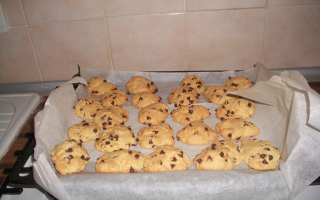 Cookies noix de coco et pépites de chocolat