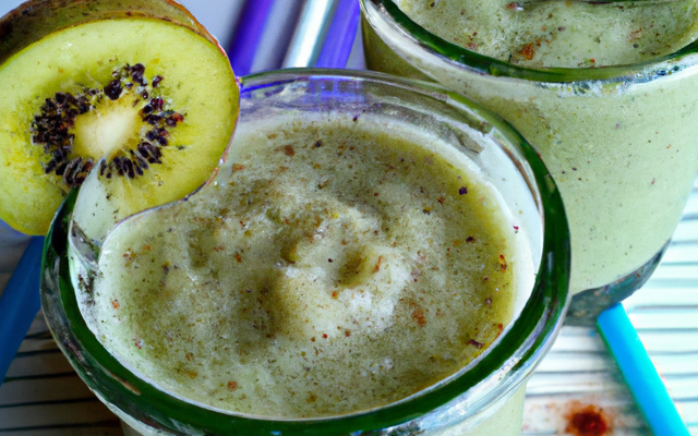 Smoothie aux kiwis