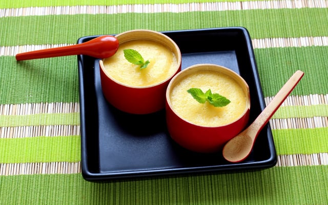 Mousse à la mangue et au gingembre