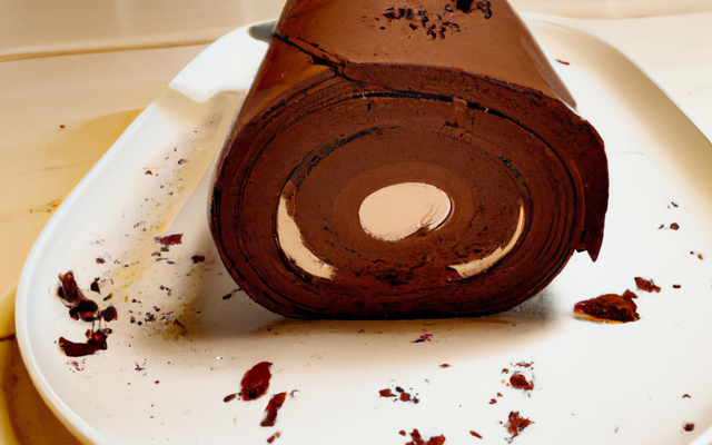 Bûche au chocolat (à la Lenotre)